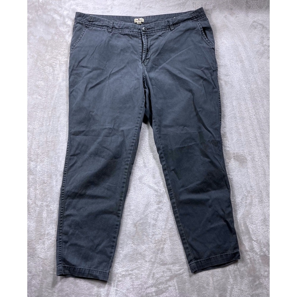 Woolrich Chino Pants‎ Women 12 Gray Straight Cotton Casual